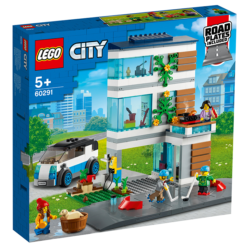 lego乐高60291 家庭住宅lego city儿童积木玩具拼插积木男孩女孩