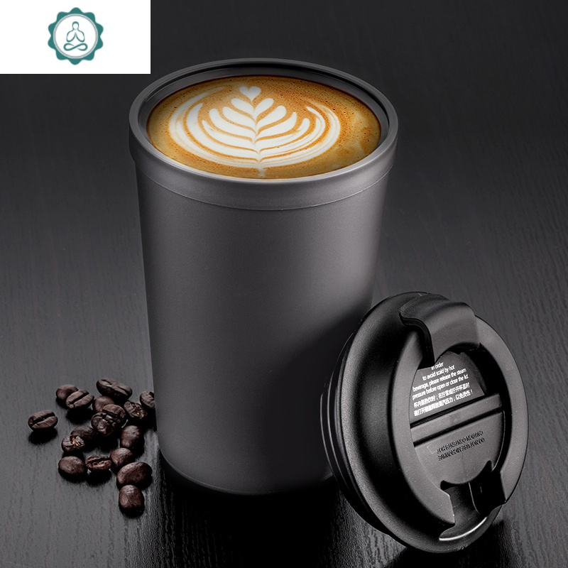 灵感不倒杯咖啡杯随手杯塑料水杯防漏便携创意男女学生杯 封后塑料杯