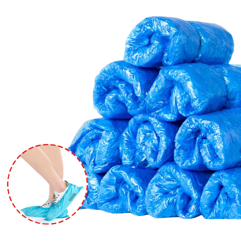 智铮朗月 一次性鞋套 蓝色 100只 只高清大图