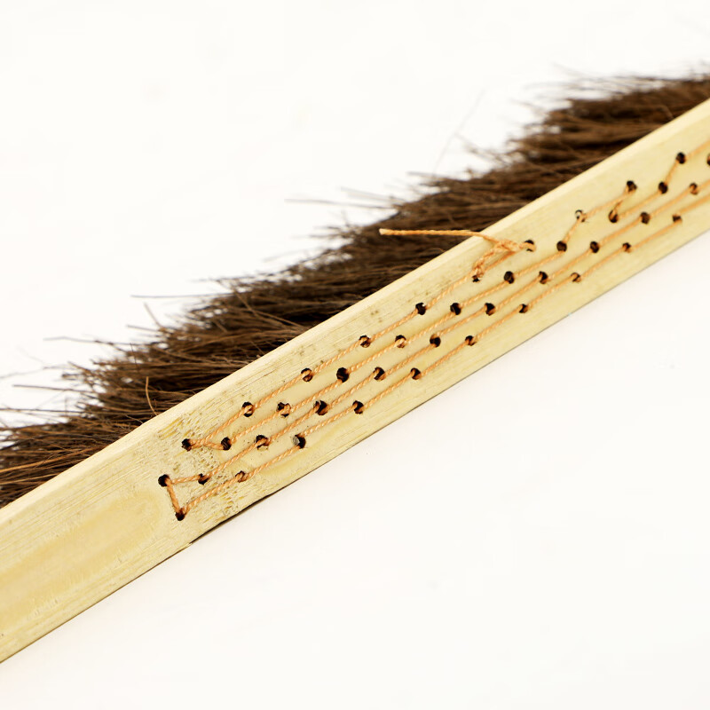 中锐智采 竹柄棕毛刷 工业刷工厂机床刷长柄清洁刷除尘刷 80CM长高清大图