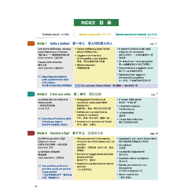 醉染图书新视线意大利语(修订版)学生用书39787561960615高清大图