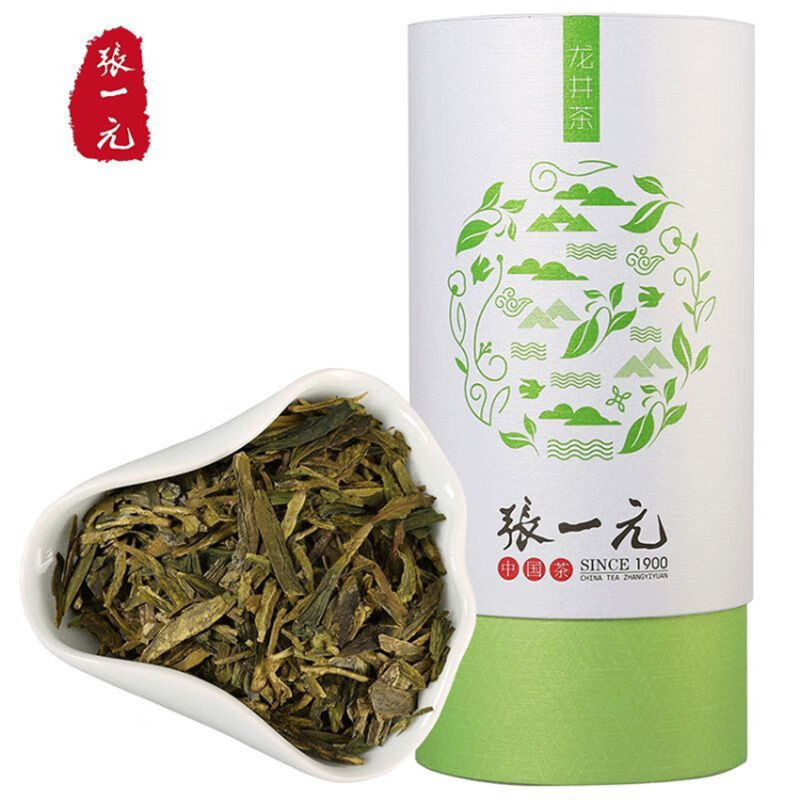 张一元龙井茶云雾蕴养鲜茗清醇甘润唇齿留香茶语系列100g高清大图