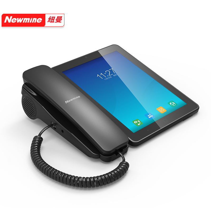 纽曼(Newmine)Z5628D-4500小时录音 安卓智能录音电话可视话机视频电话 黑名单拦截对讲电话