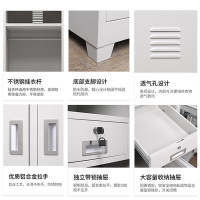 格具(GEJU) 钢制营具内务柜铁皮更衣柜班排柜加厚双人款