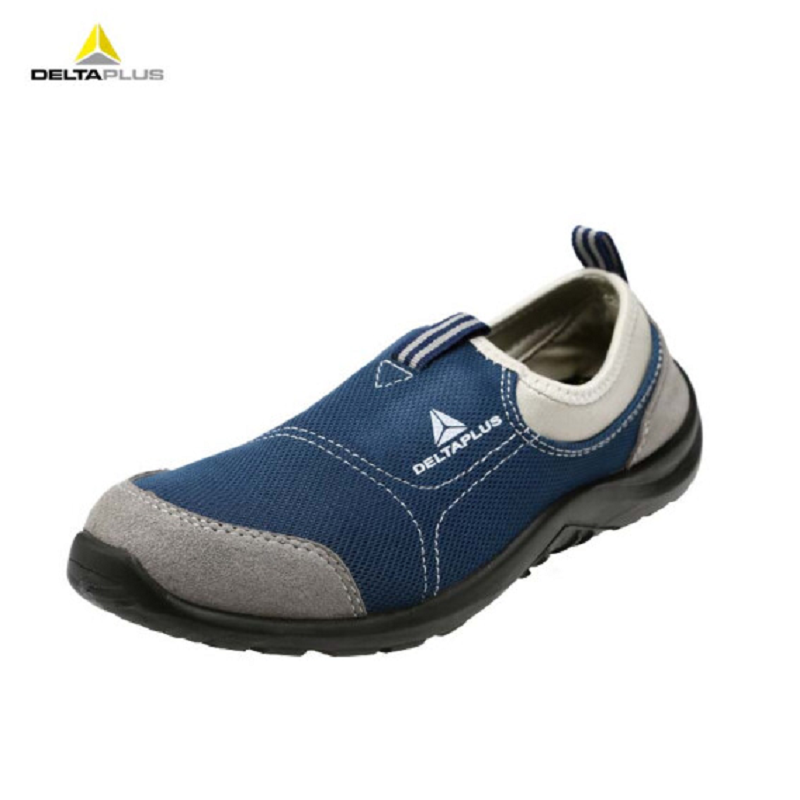 代尔塔(deltaplus)301216-bn透气劳保鞋轻便 钢包头防砸防穿刺防静电