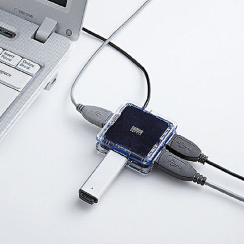 山业(SANWA SUPPLY) 袖珍型 USB 白色 集线器 USB-HUB239W（单位：个）