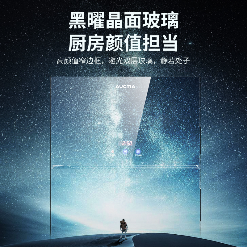 澳柯玛(AUCMA) 消毒柜 家用 立式 小型 二星级高温 厨房碗筷餐具消毒碗柜 双门台式ZTD98H-GS