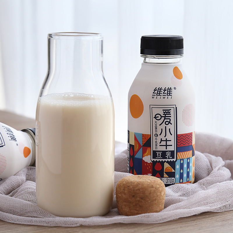 维维暖小牛醇香豆乳310g*24瓶*1箱