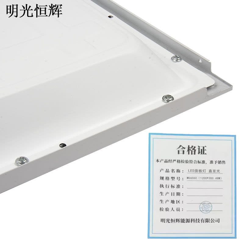 明光恒辉 LED面板灯 直发光 MG6060(1200*300 48W)图片