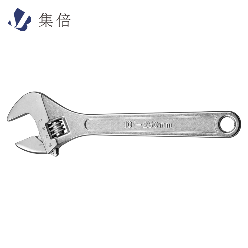 集倍 活动扳手 珍珠镍10寸/把高清大图