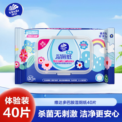 维达多巴胺湿厕纸40片