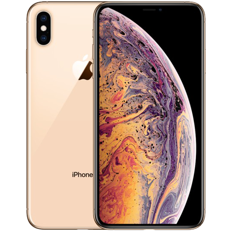 二手9成新苹果appleiphonexsmax64g金色国行全网通爱思高分