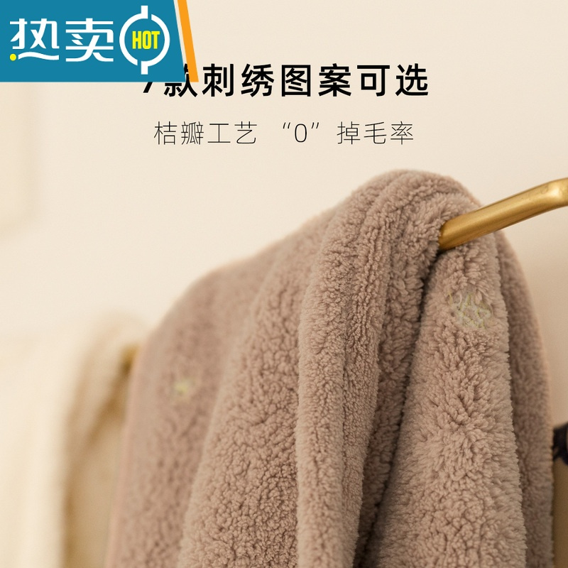 敬平[两条装]干发帽女吸水毛巾速干帽发巾浴帽擦头巾包头洗头发 [单条装]性价之选:爱心粉 不参与活动