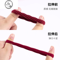 JiMi简约气质头绳发圈橡皮筋女扎头高弹力耐用发绳皮套不勒绑头发胶圈