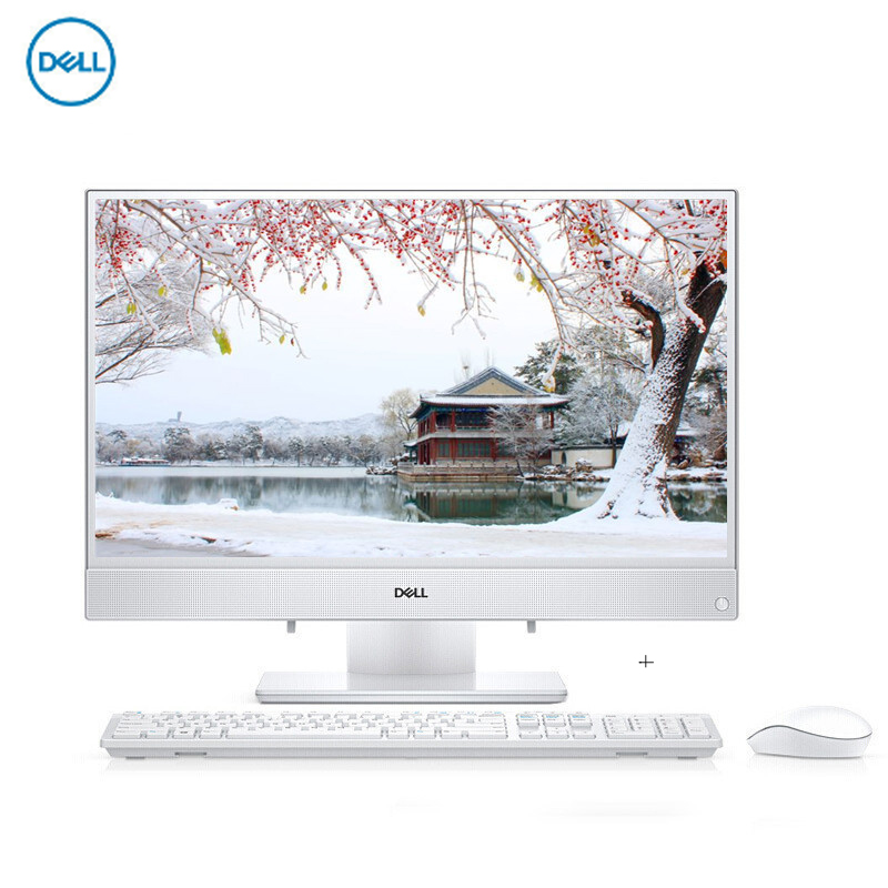 戴尔(DELL)灵越Ins-3280-R1528W 21.5英寸窄边框 一体机台式机电脑 (i5-8265U 4GB 1TB 2GB独显 无光驱 W10)家用娱乐 商用办公