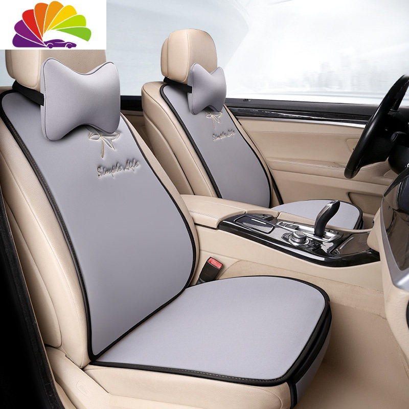 舒适主义小蛮腰汽车坐垫四季通用单个主驾驶位马鞍座椅垫夏季半包超薄