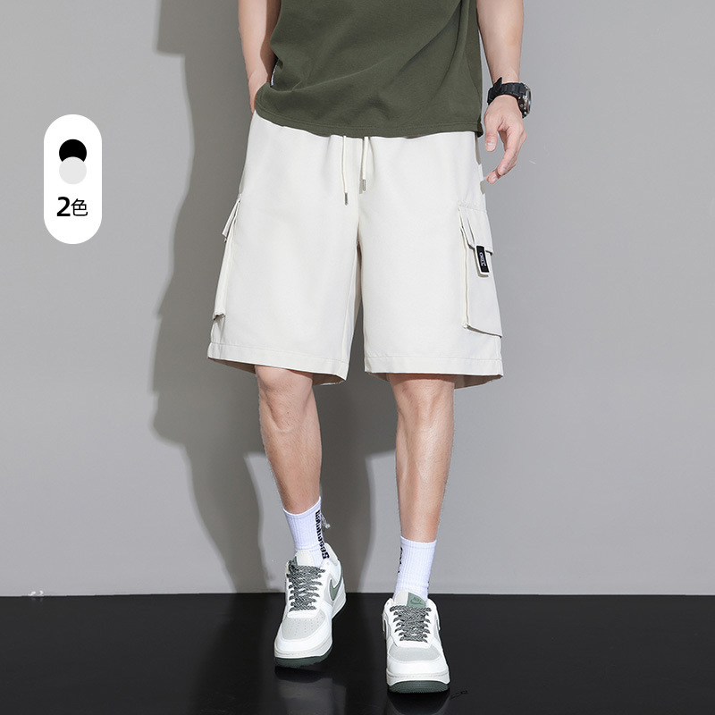 夏季新款运动短裤宽松韩版休闲男士工装裤百搭五分短裤子潮流男装