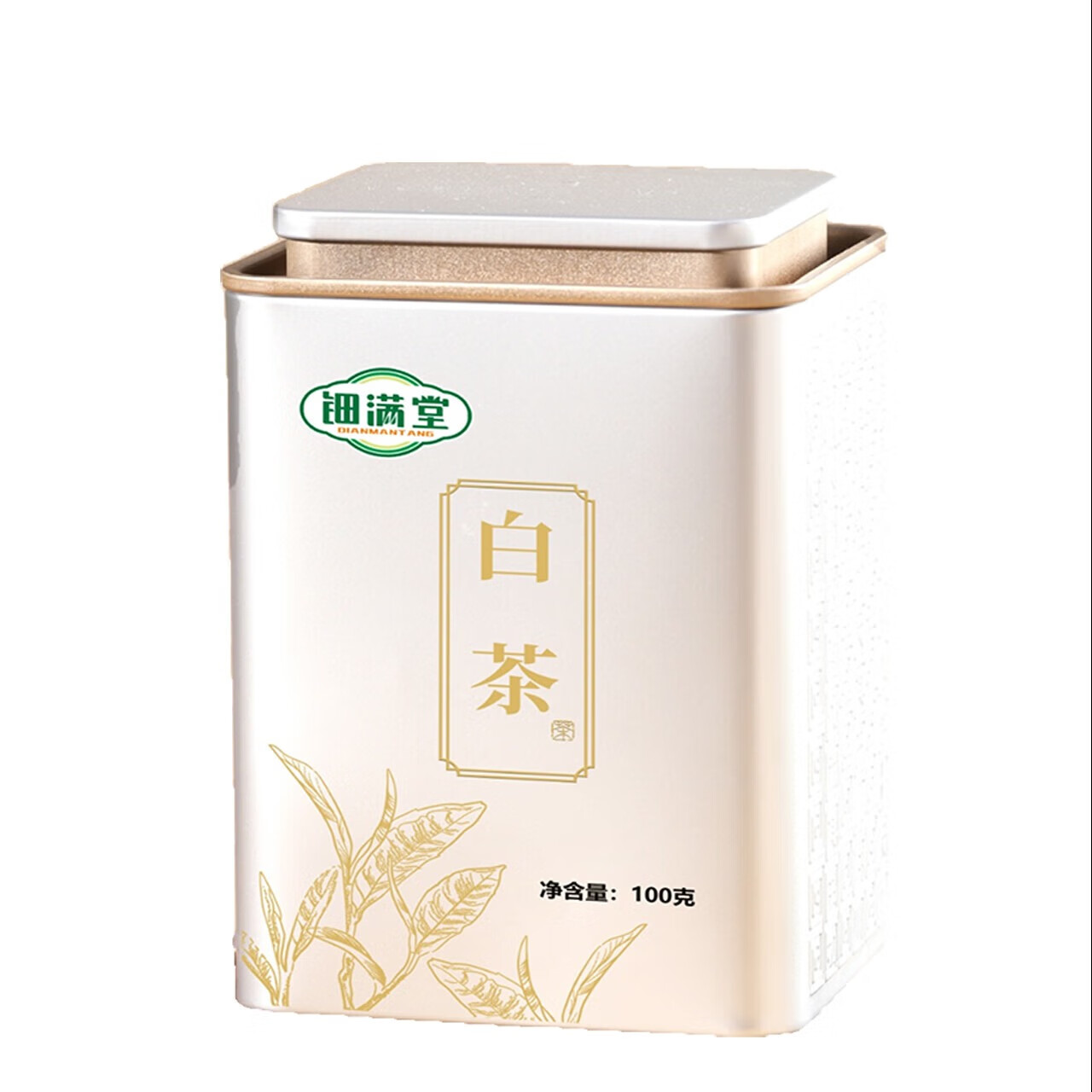 钿满堂白茶100/罐 100g/罐