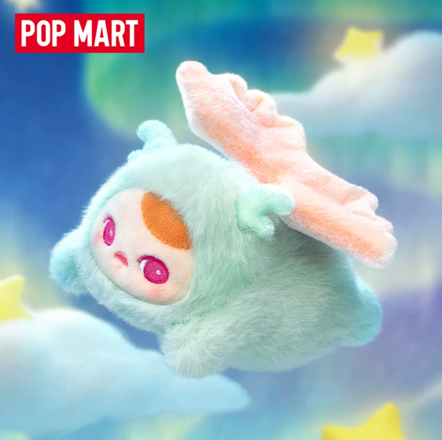 POPMART泡泡玛特PUCKY 精灵飞行系列毛绒挂件盲盒玩具高清大图