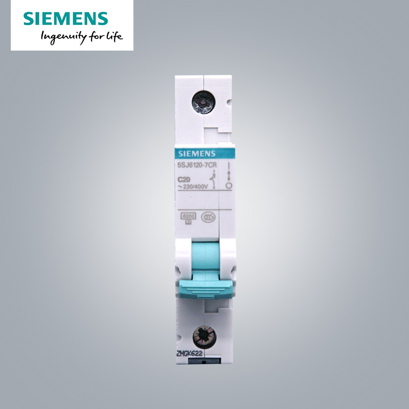 西门子(SIEMENS) 空气开关1P单进单出 20A标准型断路器 5SJ61207CR
