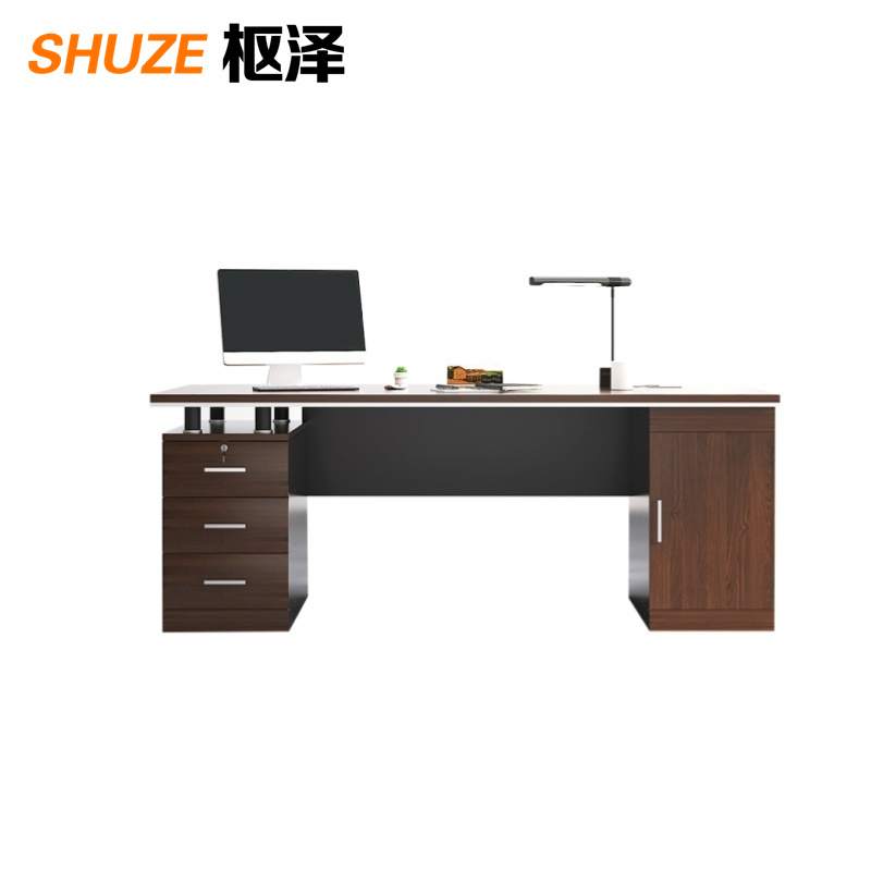 枢泽 电脑桌 1.6m 张高清大图