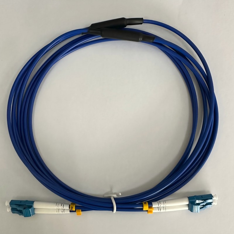赛欧诺 蓝色铠装双芯尾纤LC-LC 1米 根高清大图
