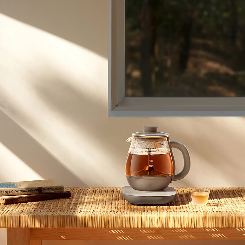 小熊(Bear) 养生壶电热水壶蒸茶器喷淋式不锈钢烧水壶0.8升 ZCQ-A08H2高清大图