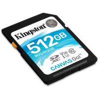 金士顿(Kingston)512GB SD卡 读90MB/s写45MB/s V30 U3 CLASS 10高速相机存储卡