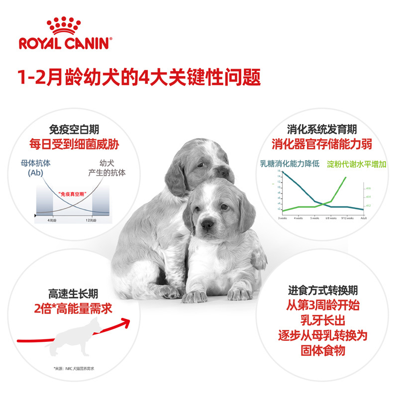 皇家(royal canin) 狗粮 中型犬奶糕 幼犬 MES30 10kg