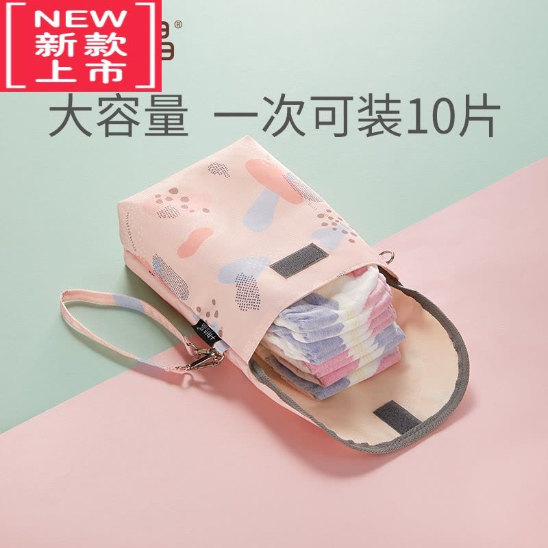 可莉允尿布袋婴儿床推车挂袋妈咪手提小包宝宝尿垫尿不湿收纳包图片