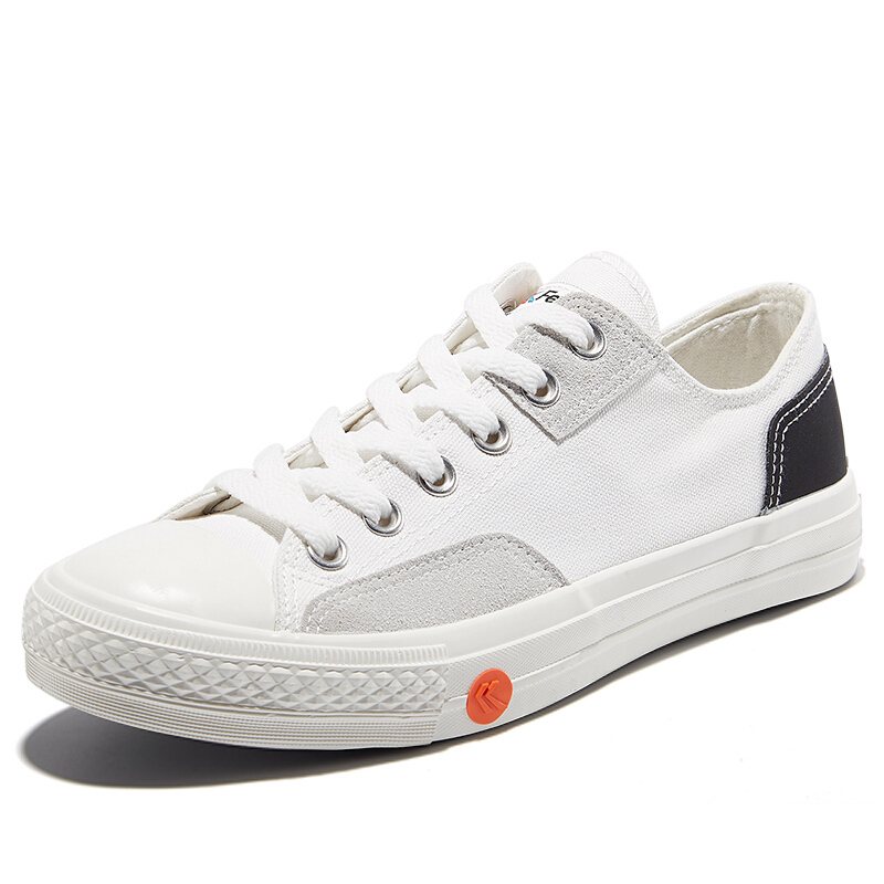 FEIYUE/飞跃帆布鞋男女鞋新款贴布拼接情侣休闲鞋子时尚复古街拍板鞋2020