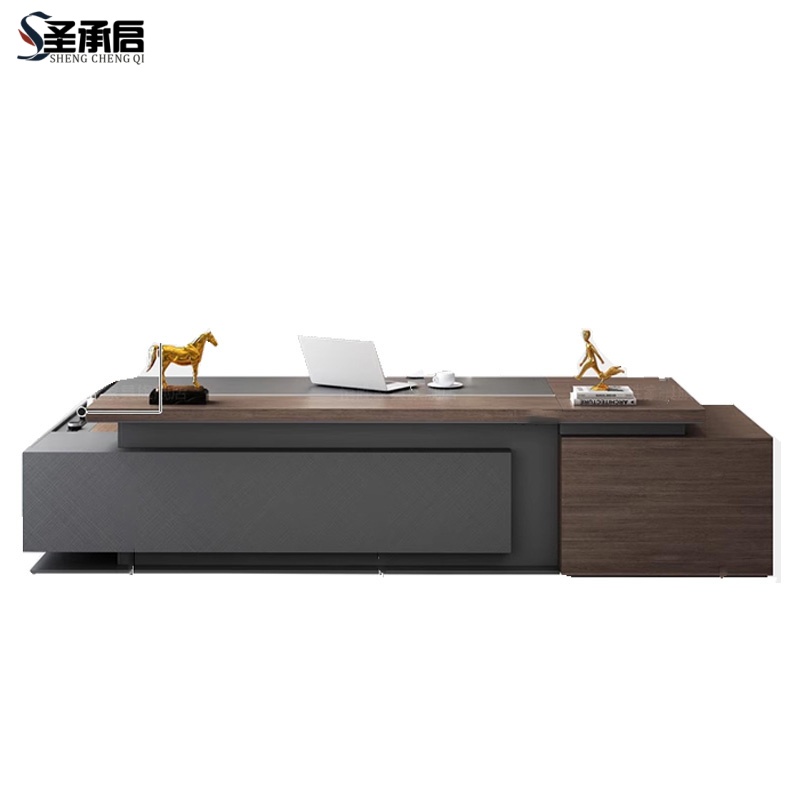 圣承启 办公室桌椅组合 3.2米含椅张高清大图