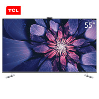 TCL 55Q6 55英寸液晶平板电视机 4k超高清 超薄 全面屏 人工智能 智慧屏 12米声控 37核处理器 社交电视