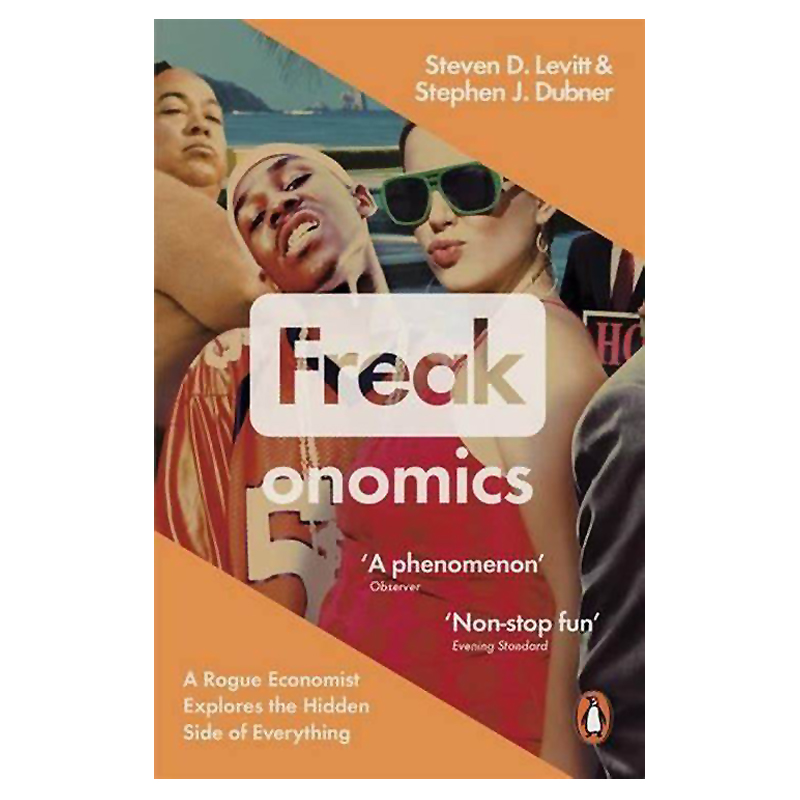 [正版]魔鬼经济学 苹果橘子经济学 英文原版 Freakonomics 史蒂文莱维特 经管书 投资 搭异类 助推高清大图