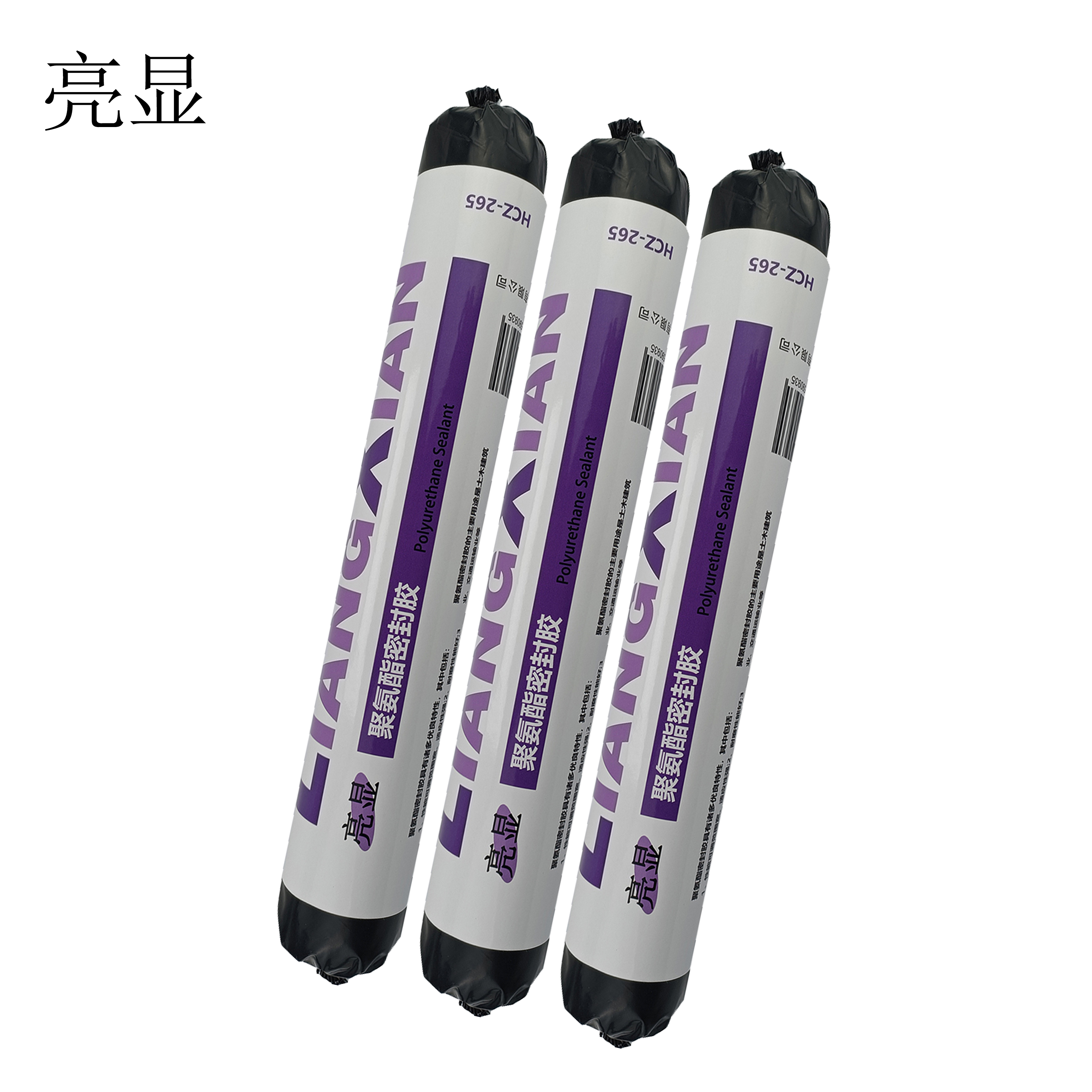 亮显 聚氨酯密封胶HCZ-265 黑色600ml/支高清大图