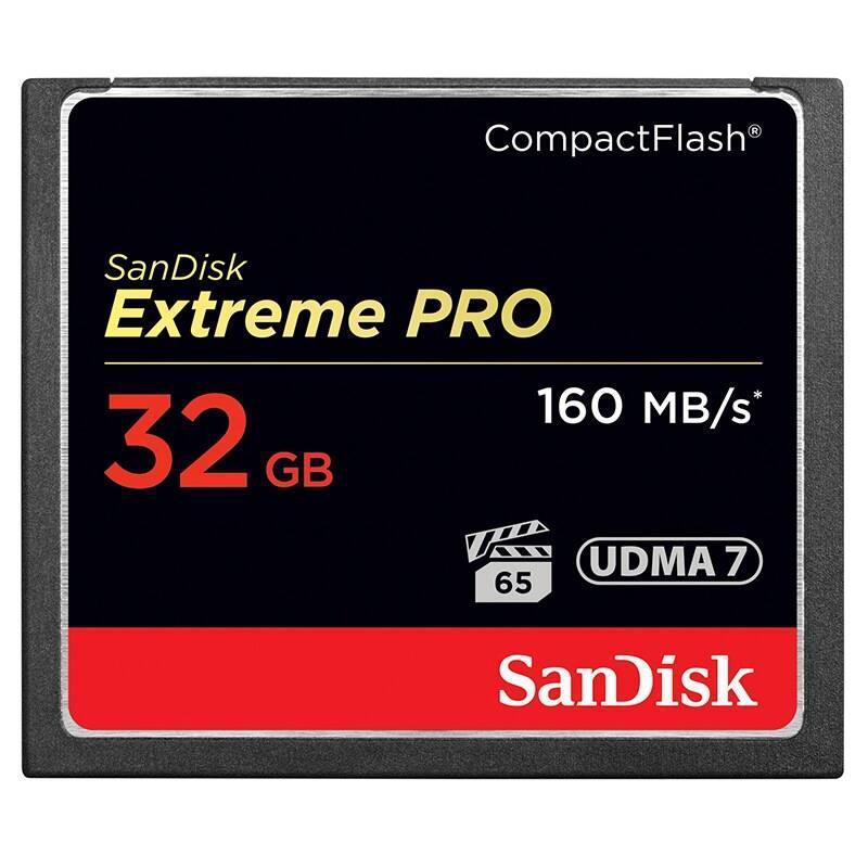 闪迪(SanDisk)32GB CF卡 UDMA7至尊超速读160MB/s写150MB/s单反相机存储卡 支持4K