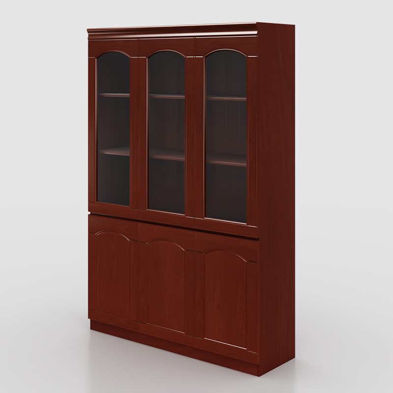 臻远ZY-YGB-01 文件柜油漆贴木皮资料柜书柜高清大图