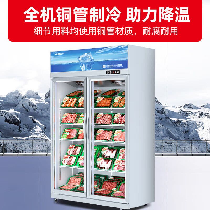 星星(XINGX) 1200升三门冷藏展示柜 商用风冷多门立式冷冻柜啤酒柜饮料柜陈列柜酒吧酒柜 LSC-1210WD图片