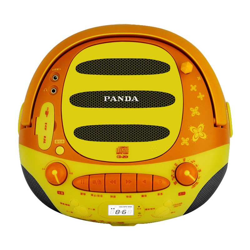 熊猫(PANDA)CD-201 胎教机 CD机 磁带录音机 MP3播放器 插卡 USB音响 播放机 学习机