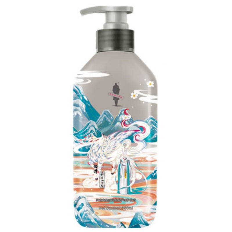 阿道夫(ADOLPH)神兽山海经茶麸护理专研洗发水男士女士洗发膏祛屑洗发露洗护套装 深养护发素350ml