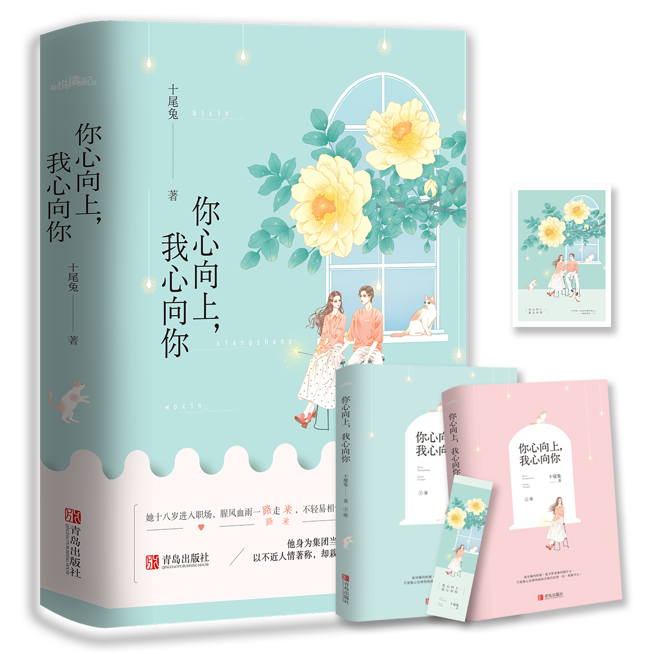 [醉染正版]你心向上,我心向你 十尾兔著 青春都市霸道总裁言情小说 言情小说女 校园甜宠小说 附赠书签 悦读纪高清大图