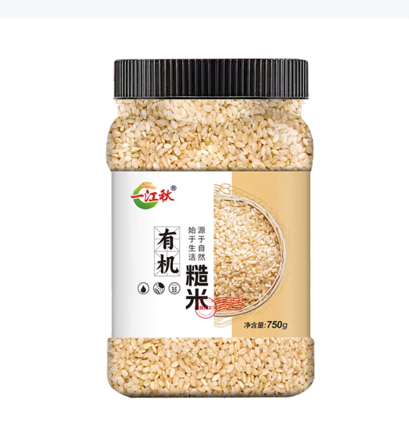 一江秋 有机糙米750g YJCM01 瓶