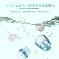 Baby futur自营旗舰店 英国儿科医生推荐 多个吸头 音乐安抚夜光灯 3档大吸力 婴儿气泵式电动吸鼻器