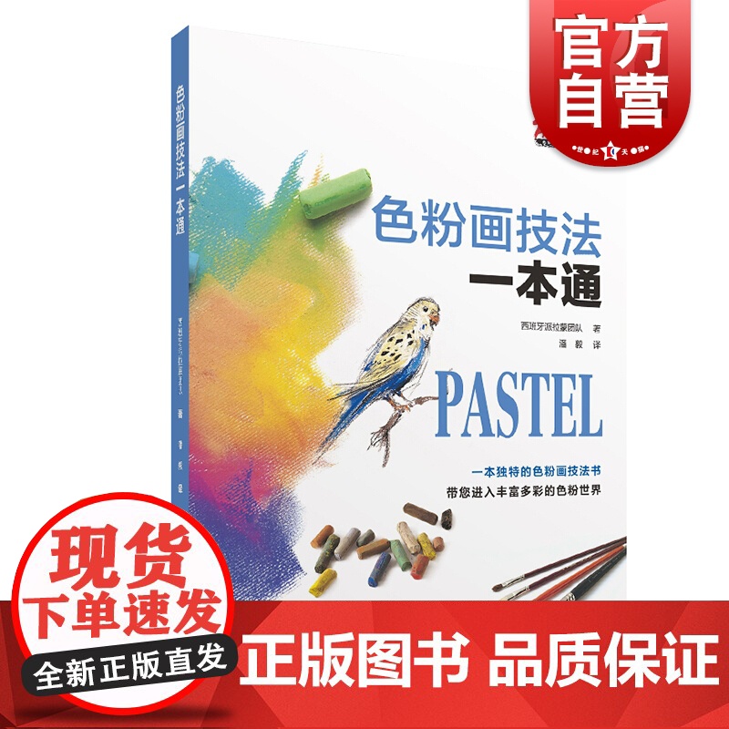 色粉画技法一本通 风海景人物肖像人体动物色粉画绘画技法教学造型色彩理论材料详解基础绘画实践步骤技法教程 上海人民美术出版高清大图