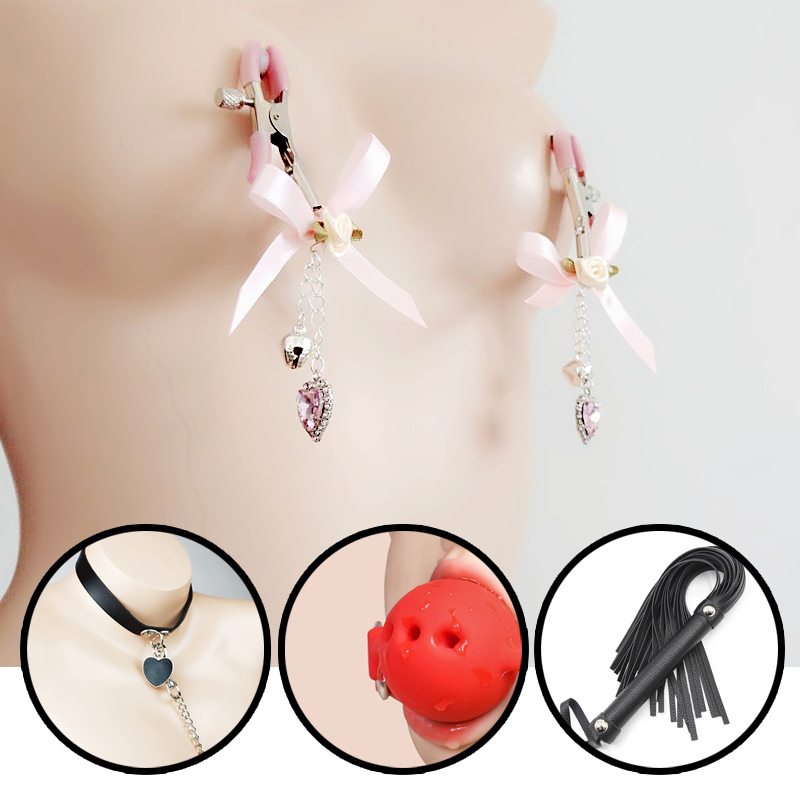 吉祥小炮sm用品吉祥小炮情趣用品sm女用乳夹阴夹惩罚阴帝夹调情玩具乳头房趣铃铛可爱钻石乳夹 黑桃心项圈链条 酒红有孔口塞 黑 短鞭 价格图片品牌报价 苏宁易购大黄蜂成人用品专营店