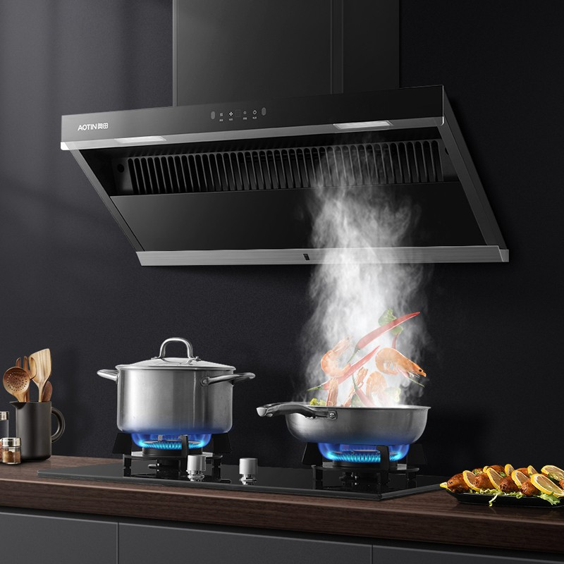 奥田 aj500 家用抽油烟机 侧吸式吸油烟机 18立方大风量