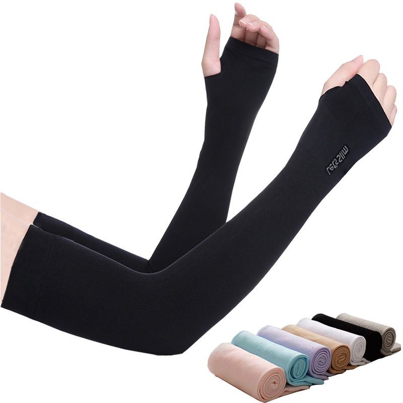 viuruodis新品冰袖男女防晒袖套冰丝套袖护腕护袖手臂套学生韩版防