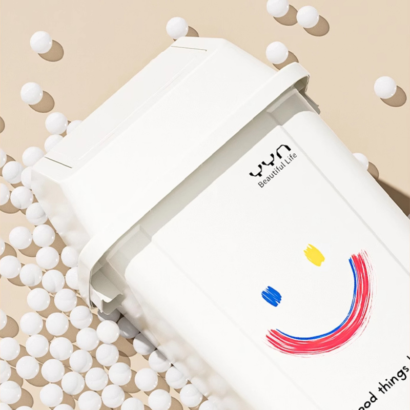 臻远 ZY5090126垃圾桶 压框+万向轮 50L高清大图