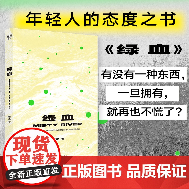 [出版社自营]绿血宋迅著 中国当代短篇小说中国现代文学作品选故事集 年轻人励志成长情绪书籍书排行榜高清大图
