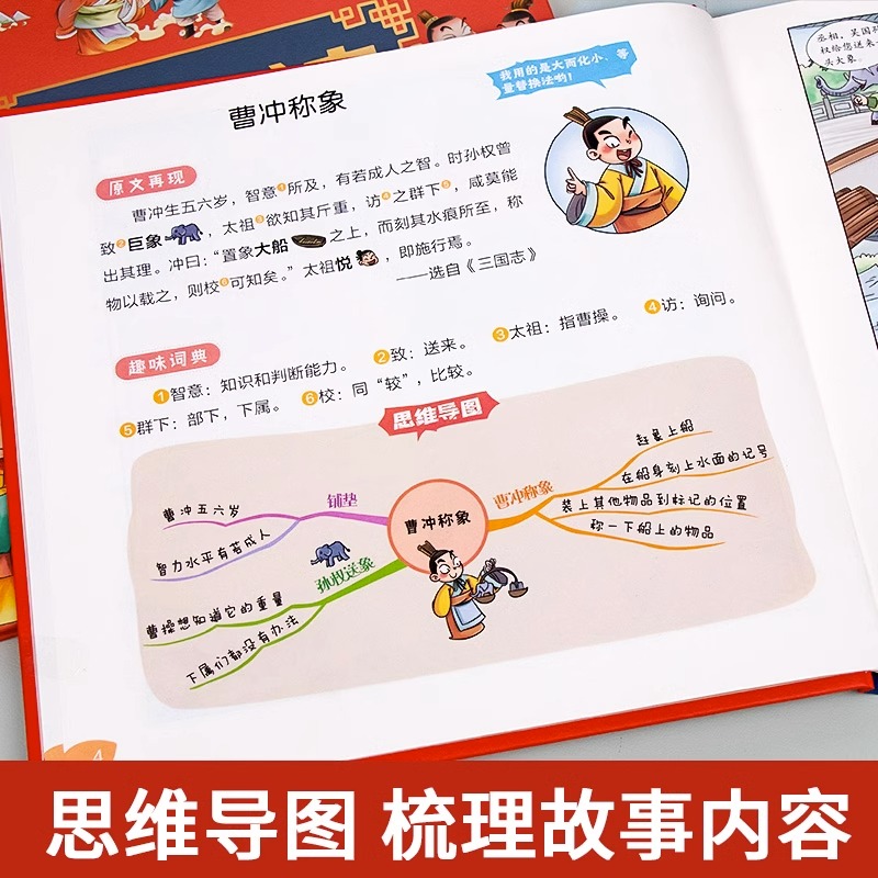 [正版]趣读小古文漫画版全3册 漫画讲古文古诗词故事 DF小学生小古文100课 小学生必背小古文100篇文言文启蒙读物一高清大图